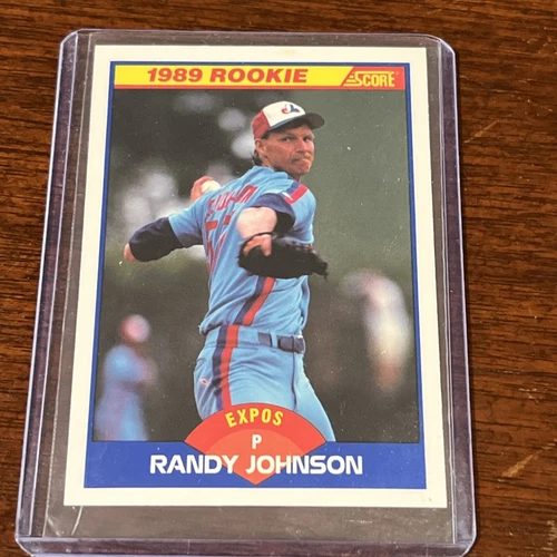 1989 Score Randy Johnson HOF RC Rookie #645 Montreal Expos Mint