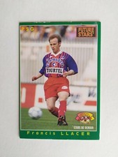 OFFICIAL FOOTBALL CARDS PANINI 1995 FUTURE STARS PSG LLACER n 218 EXCELLENT