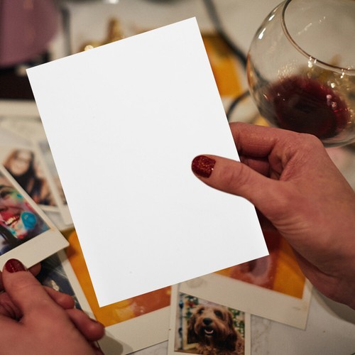 100 Sheets Adhesive Photo Paper Printing for Children's Camera Labels Sticker - Photo 7/12