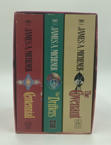 3 Book James A. Michener Boxed Set - The Covenant, Centennial & The Drifters - Picture 10 of 10