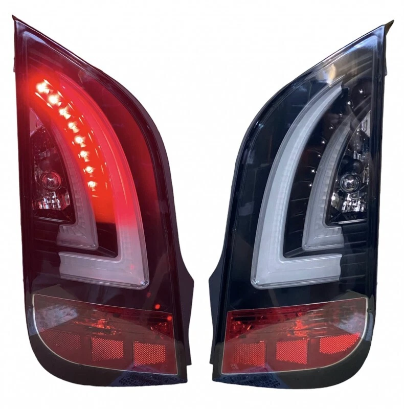 Fanali posteriori a LED Lightbar luci posteriori per Skoda Citigo VW Up anno 11-15 nero - Immagine 4 di 4