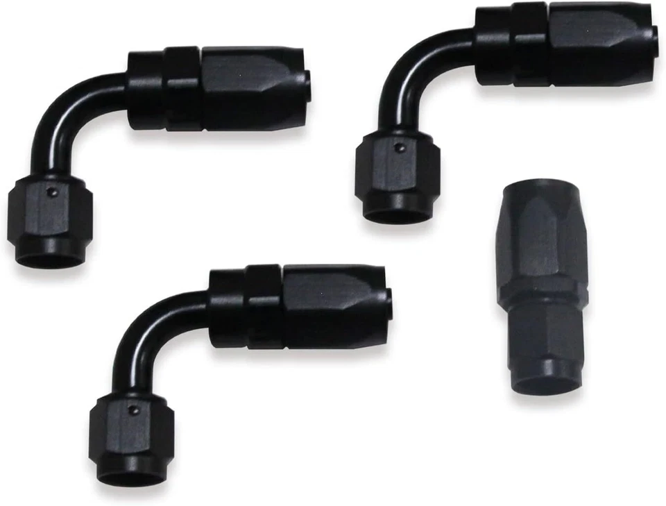 Universal Power Steering Pump Hose Kit Replace for GM LS Swap Pressure Return  - Image 4 of 4