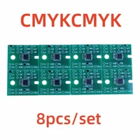 8Pcs Permanent ECO Solvent Chips For Roland VS-300/VS-420/VS-540/VS-640 CMYKCMYK