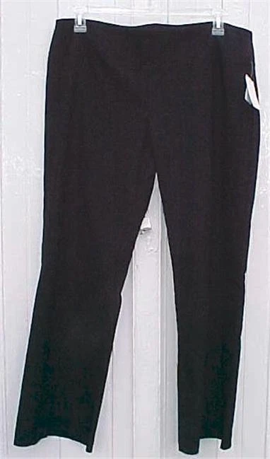 Ladies Size 16 Petite Black Pants Stretch 16P Sojo Nice Quality New With  Tags