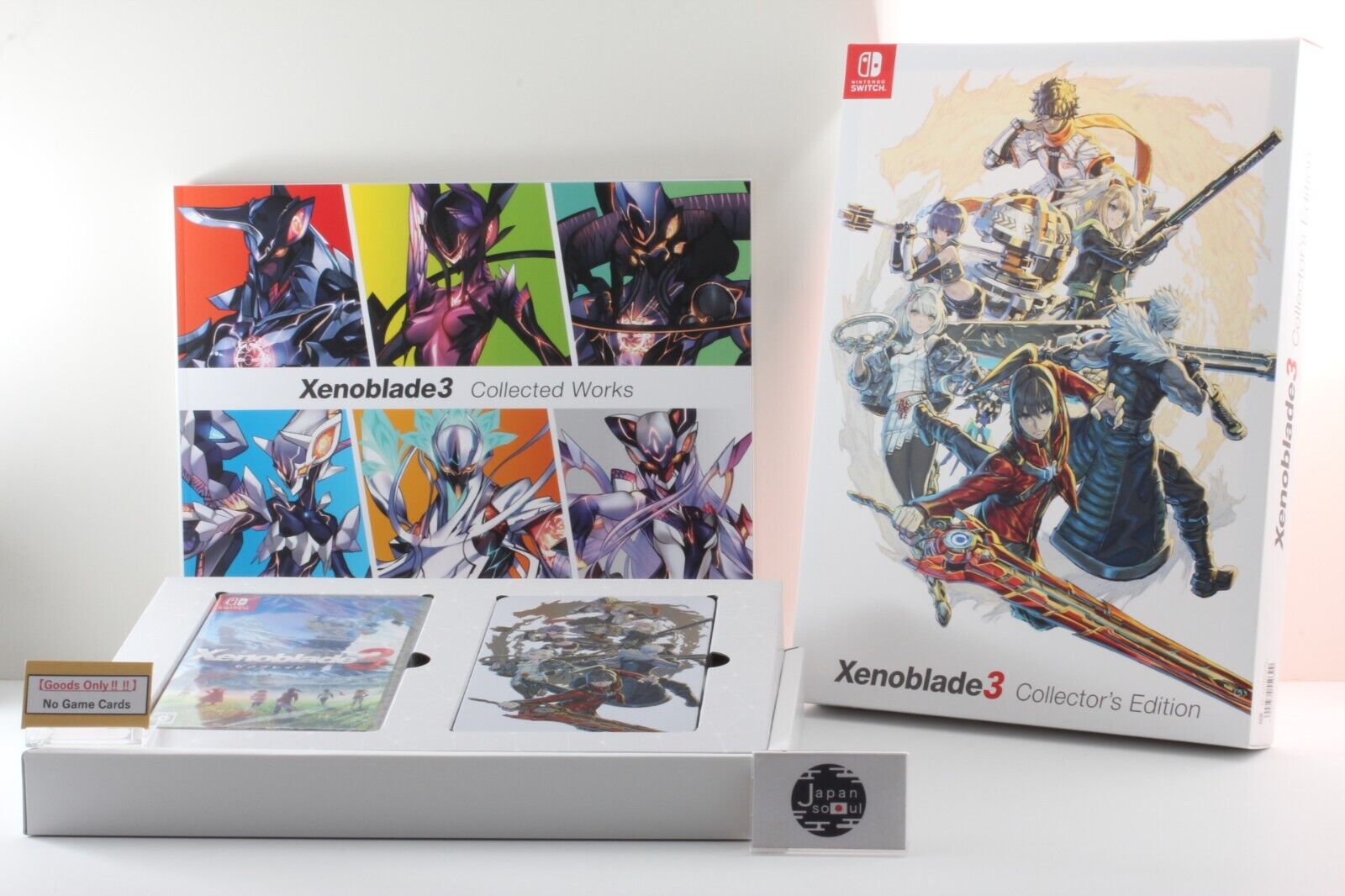 Goods only Xenoblade 3 Collector's Edition Art Book Steelbook Nintendo  Switch