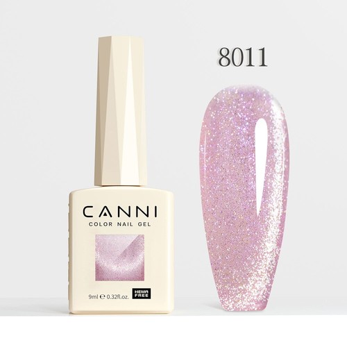 CANNI Hema Free Nail Gel Nail Polish Pink Planet Cat Eye 9ml Gel Nail Varnish - Picture 20 of 34