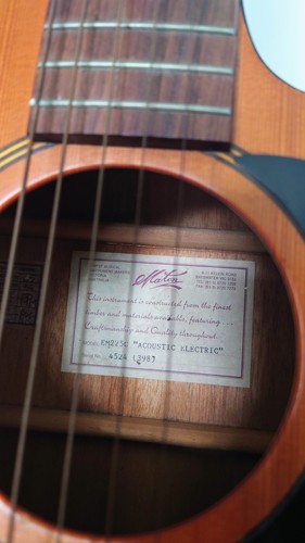 Maton EM225C Acoustic-Electric Guitar – 1998 Model - Picture 4 of 18
