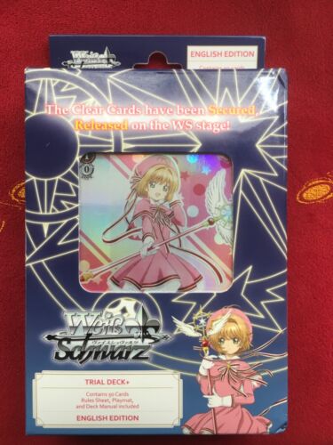 Weiss Schwarz Cardcaptor Sakura Clear Card Trial Deck+ Sealed SEARCHED - Picture 1 of 6