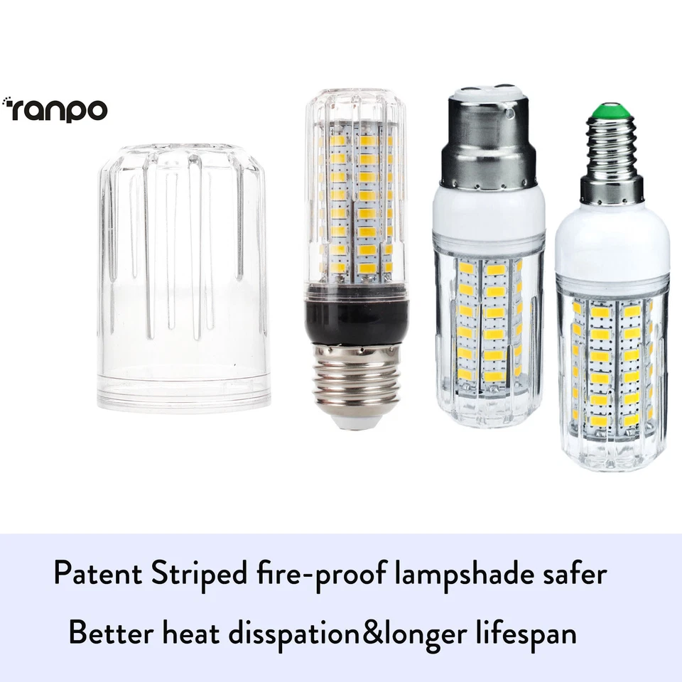 E12 E26 E27 E14 B22 20W 12V Dimmable LED Corn Light Bulb 5730 SMD Lamps SS839 - Image 3 of 4