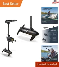 36lb Thrust Saltwater Trolling Motor - Transom Mounted w/ LED Battery Indicator