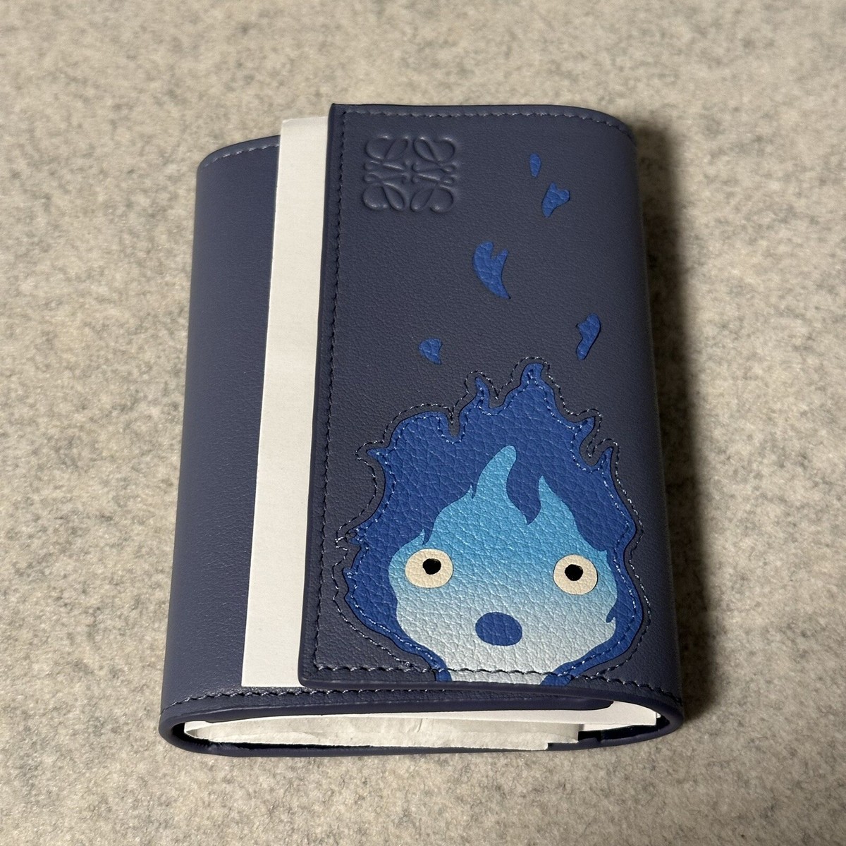 Loewe Studio Ghibli's Howl's Moving Castle Blue Calcifer Trifold