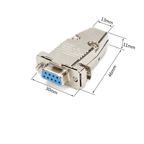 9 Pin Soldering Adapter Connector Serial DB9 RS232 Male/Female Plug Shell - Picture 3 of 12