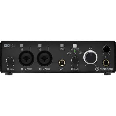 Steinberg IXO22 2 x 2 USB 2.0 Audio Interface with Two Mic Preamps