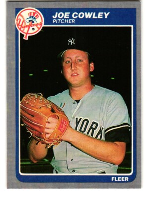 1985 Fleer #124 Joe Cowley New York Yankees | eBay