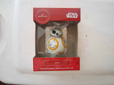 STAR WARS BB-8 ROBOT  HALLMARK  CHRISTMAS ORNAMENT - NIP 