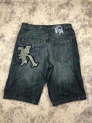 Karl Kani Vintage Baggy Denim Shorts Rare 00s | eBay
