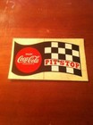 Coca-Cola Pit Stop Original Decal Sticker Coke Auto Racing NASCAR Checker Flag — photo 5