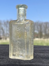 Botella de vidrio antigua vintage anterior a 1900 «W.SEEGER»
