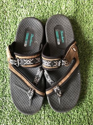 Sketchers Good Year Brown and Black Sandals 8 NWOT Skechers Slip-Ins Tresmen-Norvick Men main image 2