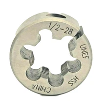 1/2-28 HSS 1" OD Round Adjustable Split Die Gunsmithing U.S. Seller A1 101-03228