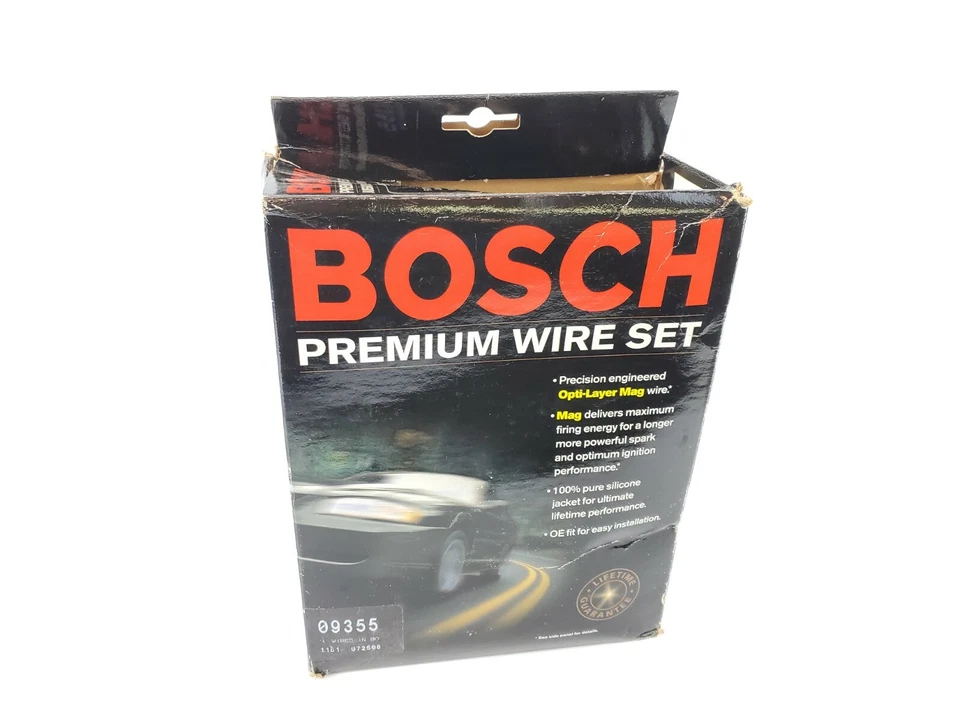 NOS Bosch Silicone 8Cyl Spark Plug Wire Set Lexus 09355 1990-1998 LS400 SC400 - Image 3 of 3