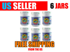 Traditional Thai Herbal Inhaler 6 Jars White Ver US seller