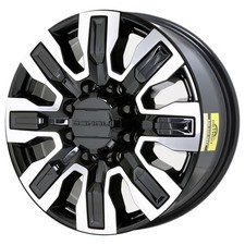 20 Gmc Sierra 2500 Wheel Rim Factory Oem Aly95740 2024-2026 Machined Black
