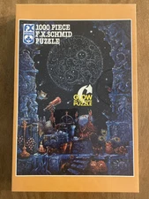 Vintage 1994 F.X.Schmid The Astrologer Glow In The Dark 1000 Pieces Sealed HTF