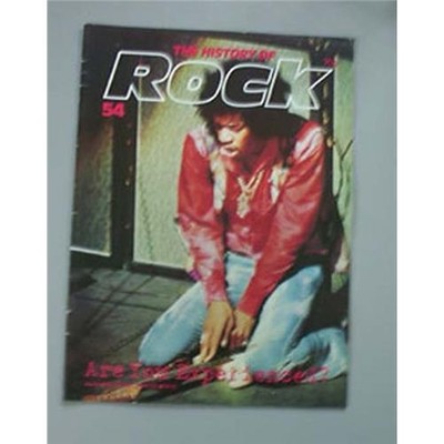 JIMI HENDRIX HISTORY OF ROCK 54 MAGAZINE 1983 - JIMI COLOUR COVER + 8 PAGES INSI