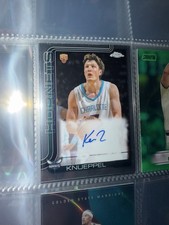 Topps 2025-26 Chrome Rookie Autographs Kon Knueppel #TCAR-KK Hornets RC