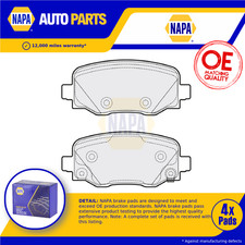Brake Pads Set fits ALFA ROMEO TONALE 1.6D Rear 2022 on 46346020 NAPA 77367417