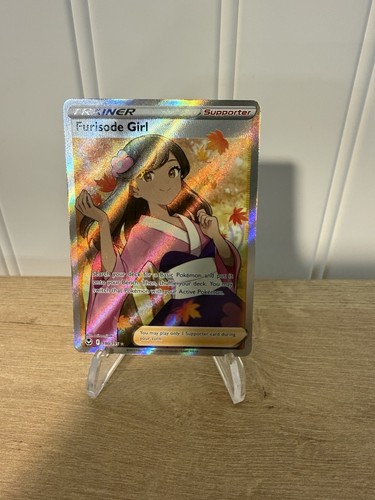 Pokémon TCG Furisode Girl 190/195 Silver Tempest UR Full Art Holo ENG