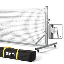 A11N Sports Pro Pickleball Net with Wheels an...