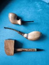 3x Pfeife Für 9mm Filter Gebraucht Ungereinigt Zum Aufarbeiten 