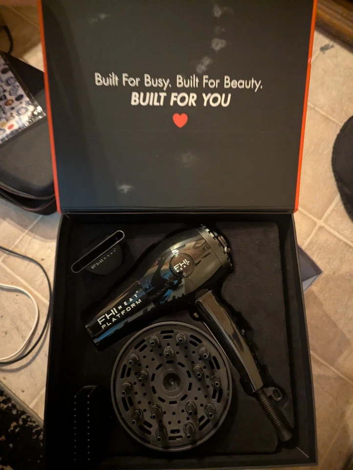 FHI Platform Nano Lite Pro 1900 Turbo Tourmaline Ceramic Hair Dryer Black - Image 3 of 4