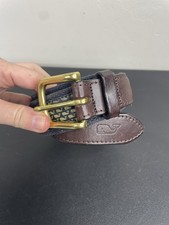 Vineyard Vines Mens Belt Size 32 Blue Ribbon Webbing Whales Nautical Preppy