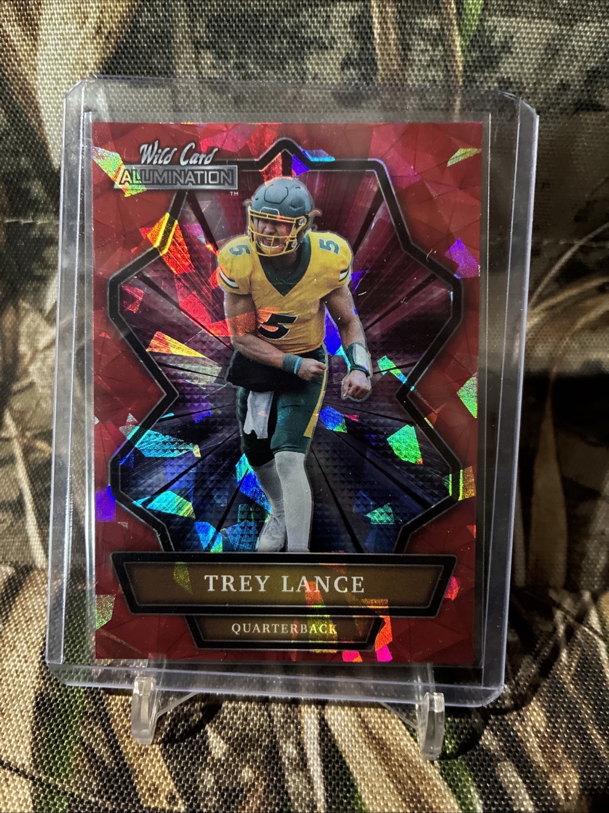 Trey Lance Wild Card Alumination #ABC6 Red