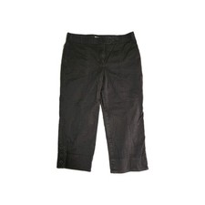 Ann Taylor Loft Ann Black Cropped Capri Pant Women s Size 12