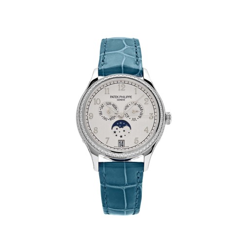 Patek Philippe Complications 4947G-010 Annual Calendar White Gold Silver Dial