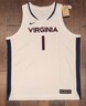 Virginia Cavaliers Nike Elite Basketball White Jersey Men's XL NCAA