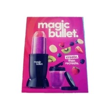 Magic Bullet Blender 20oz 250 Watt Tall and To Go Cup - Black - New in box