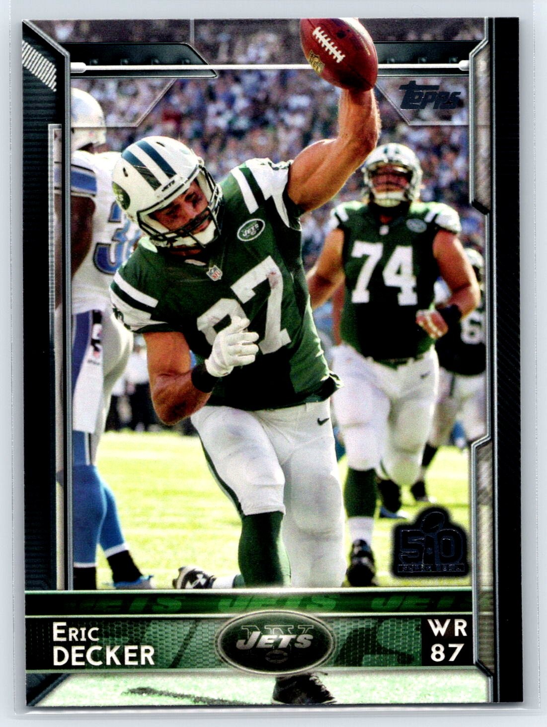 2015 Topps Eric Decker Super Bowl 50 Parallel New York Jets #183