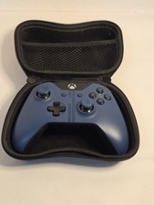 Microsoft 1697 Xbox One Wireless Controller - Blue With Case Tested Working