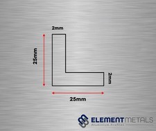 Aluminium Equal Angle Profile Bar – 15x1.5–50x3mm – Mill Finish – 6063-T6 Alloy