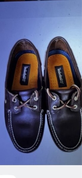 Women Timberland Loafers Brown Leather 41.5