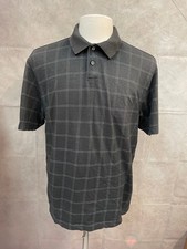 Arrow Men's Polo Shirt Short Sleeve Dark Gray Size L