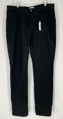 #ad NEW Taylor Stitch Double Knee The Chore Pant Boss Duck Men’s Size 38 Black NWT $89.95