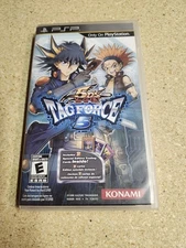 Yu-Gi-Oh 5D's Tag Force 5 Sony PSP 2009 Authentic Case And Manual ONLY! No Game!