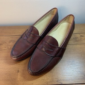 VTG Huntington Clothiers Penny Loafers 11.5 C Burgundy Leather Ivy Trad USA Made VTG Huntington Clothiers Penny Loafers 11.5 C Burgundy  main image 4
