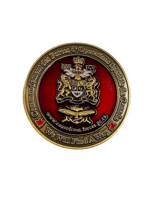 Canadian Armed Forces CANSOFCOM Special Operations Forces Command Challenge Coin